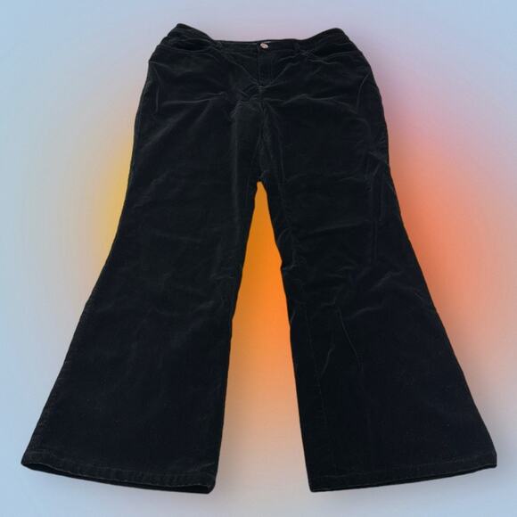 JONES NEW YORK Women’s 10P Black Velvet Pant - Picture 2 of 4